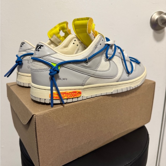 2021 Nike Dunk Low Off-White Lot 10 Size: U.S Men’s 11.5 / USED Replacement BOX - Picture 10 of 15